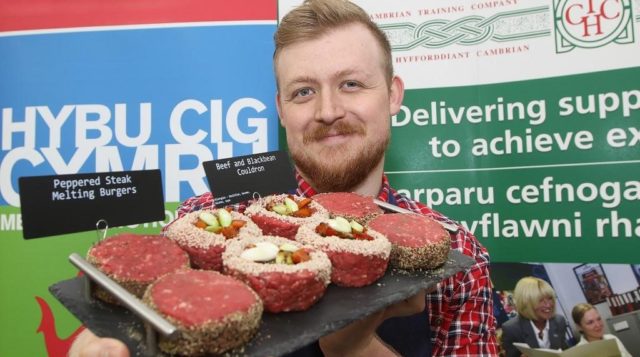 welsh young butcher of the year sam hughes apprentice